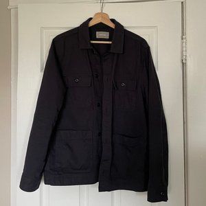 Dark Navy Blue Everlane Chore Jacket (2020)